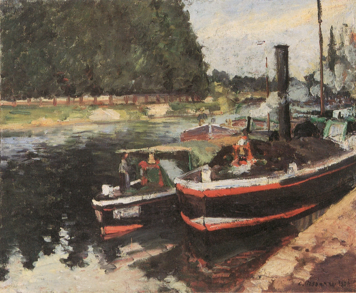 Chiatte a Pontoise - 1876, Metropolitan Museum of Art, New York